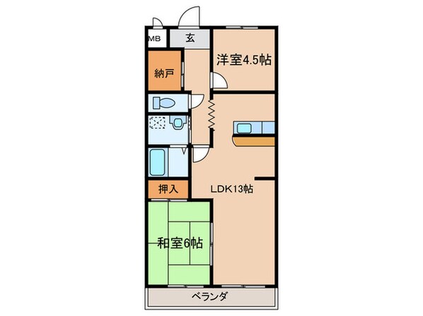 エトワール三郷.の物件間取画像